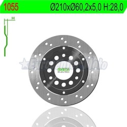 Disco de freno trasero Suzuki AN Burgman 250/400 de 2003 a 2006