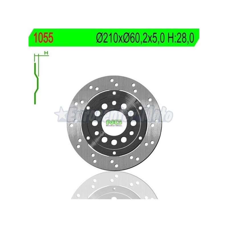 Disco de freno trasero Suzuki AN Burgman 250/400 de 2003 a 2006