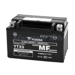 Batería Yuasa YTX9. Activada de fábrica