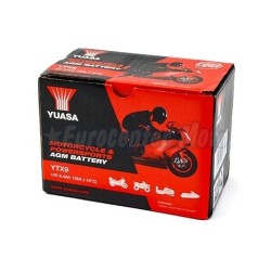 Batería Yuasa YTX9. Activada de fábrica