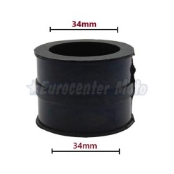 Goma admisión carburador 34-34mm.