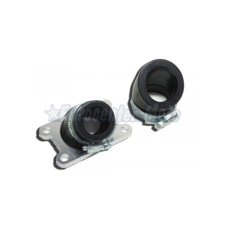 Tobera admisión Minarelli AM6 a 45° con admisión de 24mm y 33mm