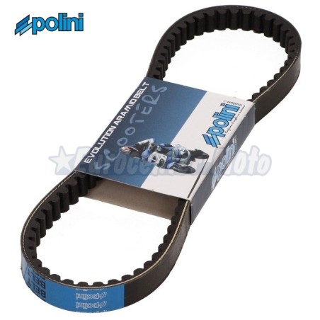 Correa variador Polini Race Kevlar motores Piaggio carter corto (Zip, LX, S...)