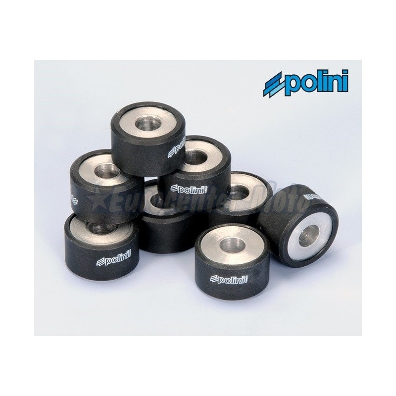 Rodillos variador Polini 25x16 de 15 gramos. 8 Unidades