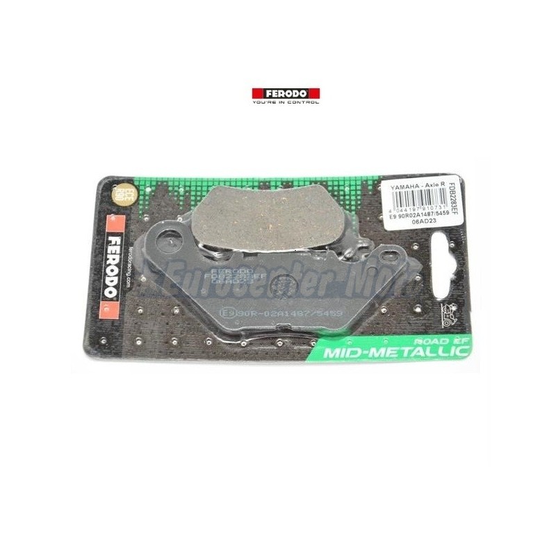 Pastillas de freno orgánicas Yamaha X-Max 125/300, MT-03, R3...(traseras)