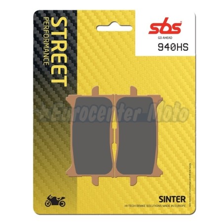 Pastillas de freno sinterizadas SBS 940HS Honda CRF 1000/1100 Africa Twin, CB 650 R...