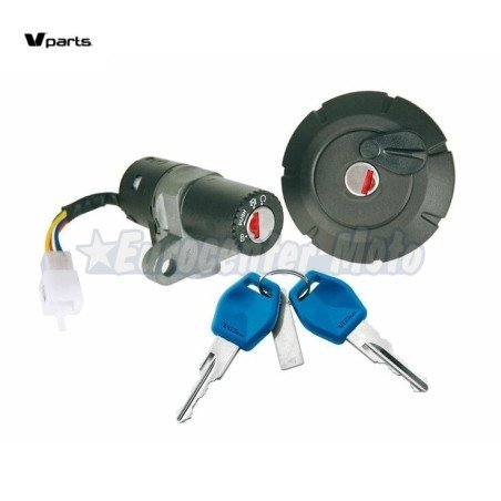 Juego cerraduras Yamaha XT 125 R/X y DT 50 de 2007 a 2011