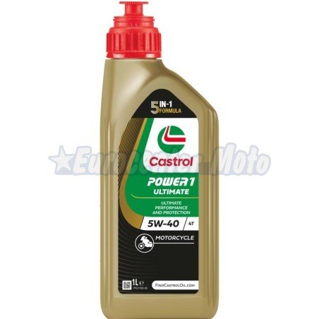 Aceite Castrol Power 1 Ultimate 5W-40. 1L