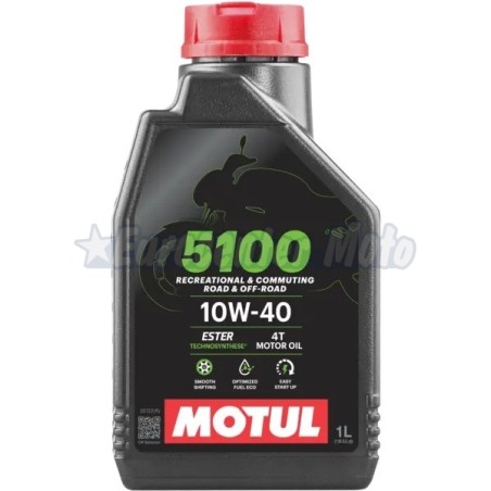 Aceite Motul 5100 4T 10W-40. 1L