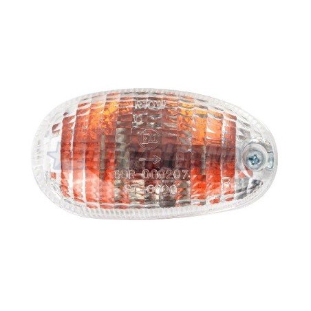 Cristal intermitente delantero derecho transparente Piaggio Typhoon, NRG y Zip Antigua