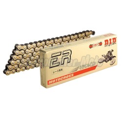 Cadena DID MX 520x114p y cierre de clip. Oro