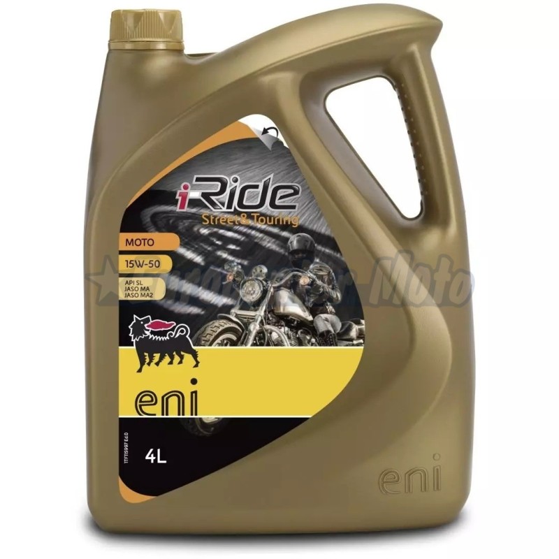 Aceite Eni i-Ride moto 15W-50. 4L