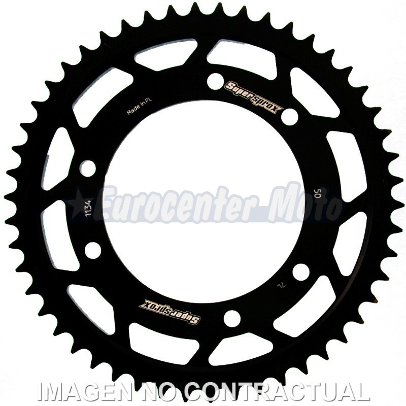 Corona Supersprox Acero tipo Yamaha 428x50 (XT, Derbi Senda, Mulhacen 125...)