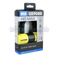 Candado de disco Oxford HD MAX Amarillo. D14mm