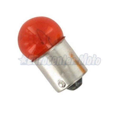 Lámpara naranja 12v 10w Ba15s (Centrada)