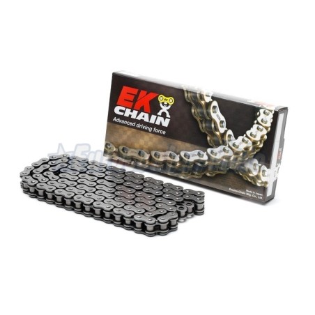 Cadena EK SRX2 525x116p. Con retenes y cierre de remache. Negra