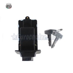 Cerradura asiento con llave Vespa 200 DN, DS y CL. Negra