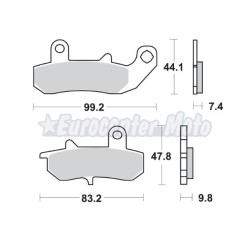 Pastillas de freno SBS Suzuki DR varios modelos