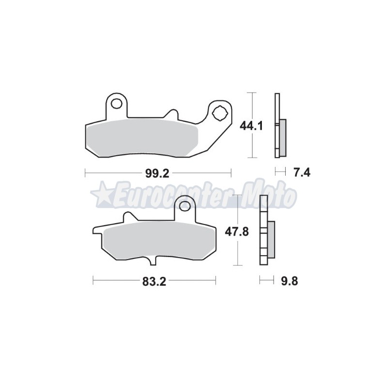 Pastillas de freno SBS Suzuki DR varios modelos