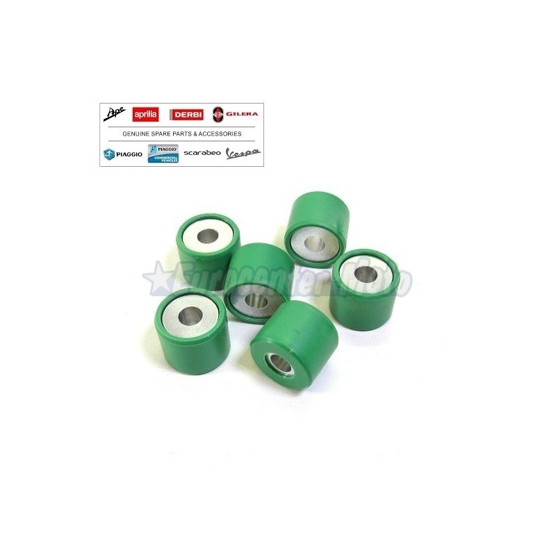 Rodillos variador 21x17 de 11,5 Gramos. Original motores Piaggio 250 LC varios modelos.