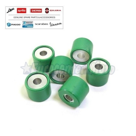 Rodillos variador 21x17 de 11,5 Gramos. Original motores Piaggio 250 LC varios modelos.