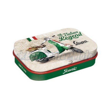 Cajita de caramelos Mintbox Vespa Italian Legend
