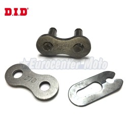 Enganche cadena DID 520 NZ. Sin retenes y cierre de clip. Negro