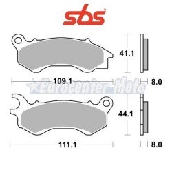 Pastillas de freno SBS Ceramic Honda, Kymco y Peugeot varios modelos
