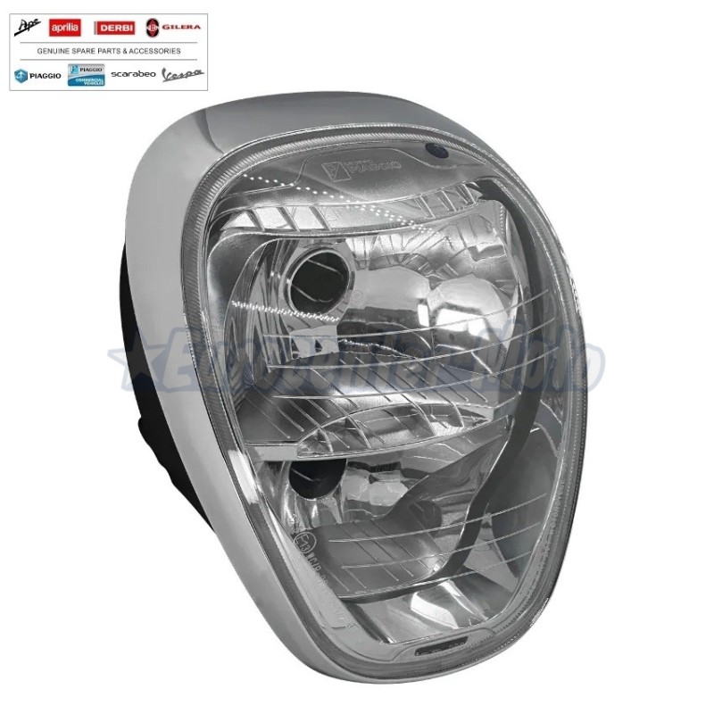 Óptica de faro completa Original Piaggio Beverly 125/300/350 i.e de 2010 a 2021