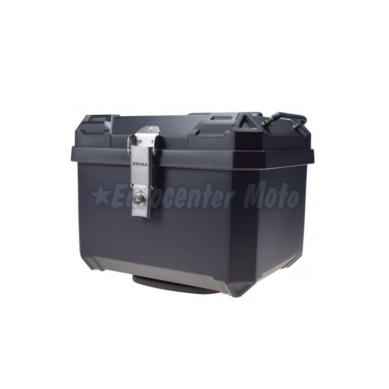 Maleta Top case Awina Travel de 45L. Negra sin remaches.