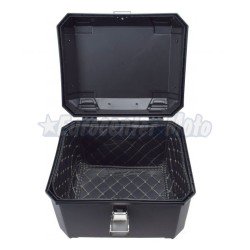 Maleta Top case Awina Travel de 45L. Negra sin remaches.
