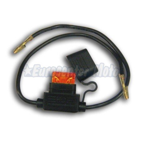 Porta-fusible universal impermeable con fusible de lama grande.