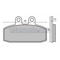 Pastillas de freno sinterizadas Aprilia, Honda y Moto Guzzi varios modelos