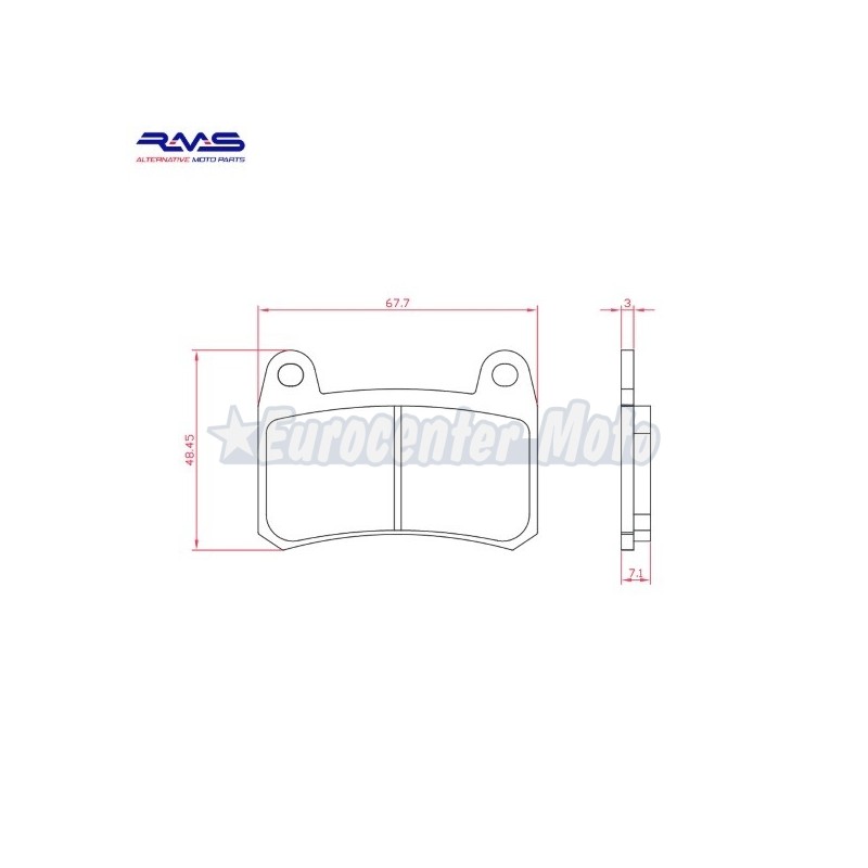 Pastillas de freno orgánicas Benelli varios modelos