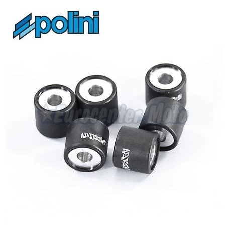 Rodillos variador Polini 20x15 de 13,8 gramos. 6 unidades