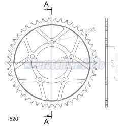 Corona Superprox 520x47 Suzuki DL 250 V-Strom 2018/2022