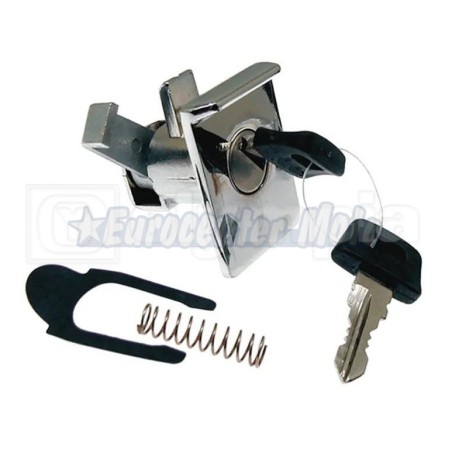 Cerradura guantera cromada Vespa PX 125/150/200 Iris, TX, T5, PK...