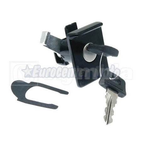 Cerradura guantera negra Vespa PX 125/150/200 Iris, TX, T5, PK...