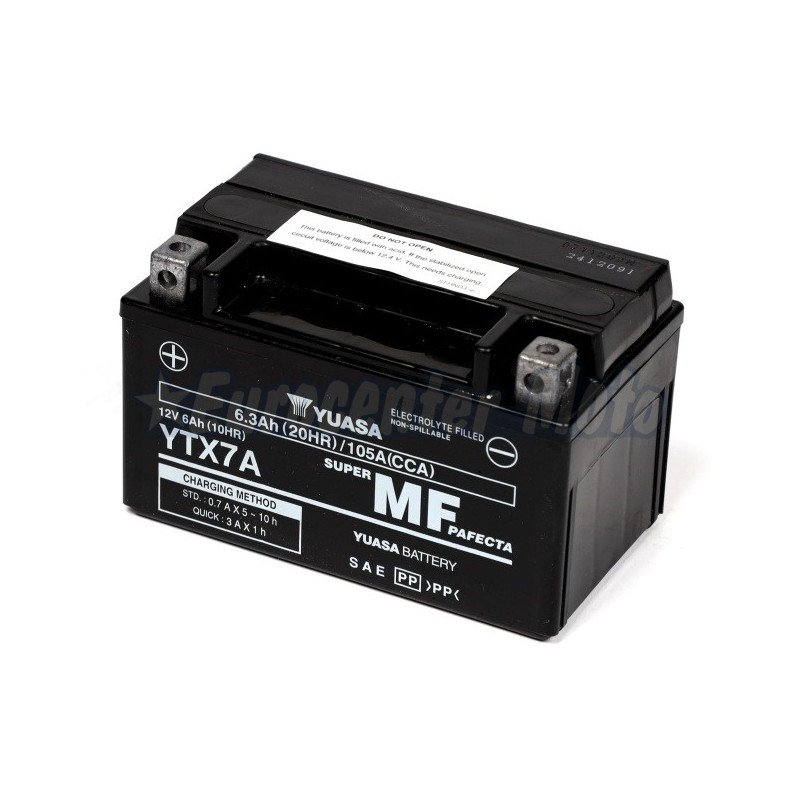Batería Yuasa YTXA. Activada de fábrica