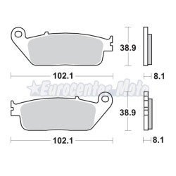 Pastillas de freno SBS BMW, Honda y Kymco varios modelos