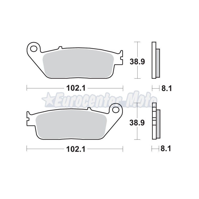 Pastillas de freno SBS BMW, Honda y Kymco varios modelos