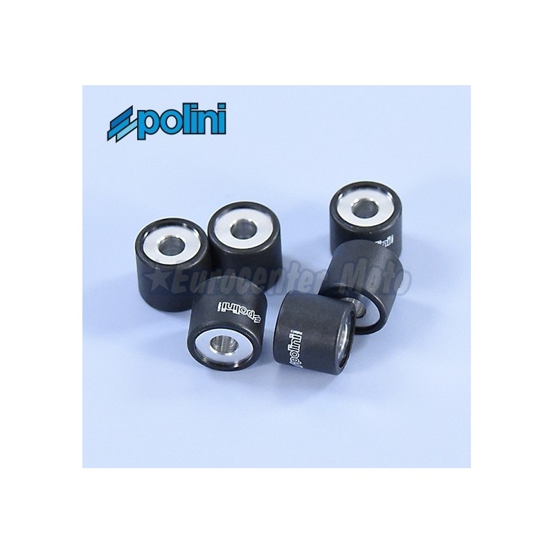 Rodillos variador Polini 23x18 de 19 gramos. 6 unidades
