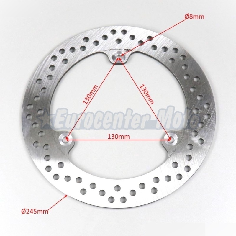 Disco de freno trasero NG 1757 Yamaha X-Max 125/300 desde 2018