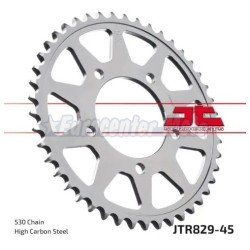 Corona JT acero JTR829.45 de 530x45. Suzuki GSF y GSX 600 hasta 2006