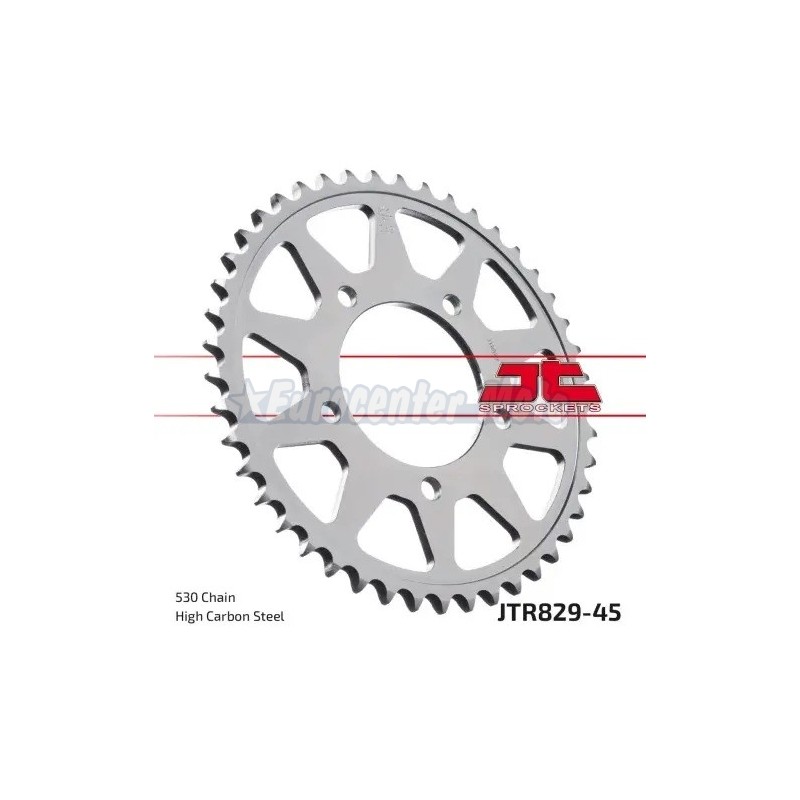 Corona JT acero JTR829.45 de 530x45. Suzuki GSF y GSX 600 hasta 2006