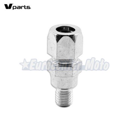 Adaptador elástico espejos BMW 10x150. Plata