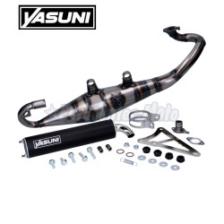 Escape Yasuni R-PRO motores Minarelli Horizontal. Cola negra.