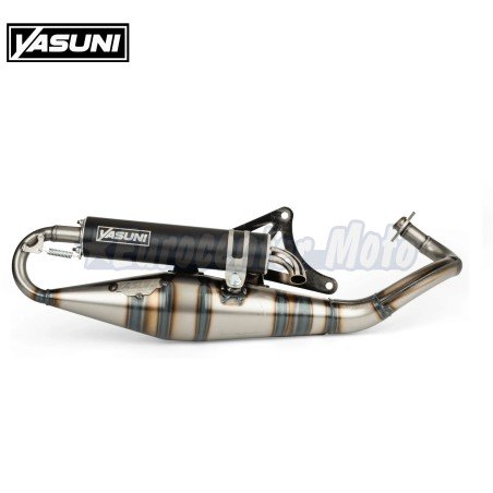 Escape Yasuni R-PRO motores Piaggio. Cola negro.