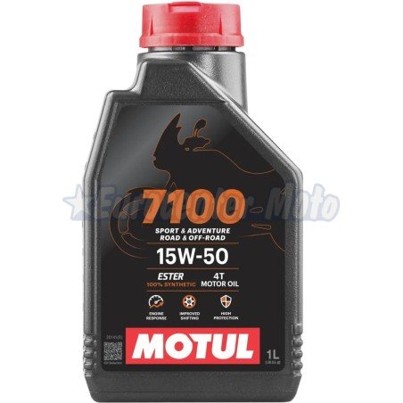 Aceite Motul 7100 4T 15W-50. 1L