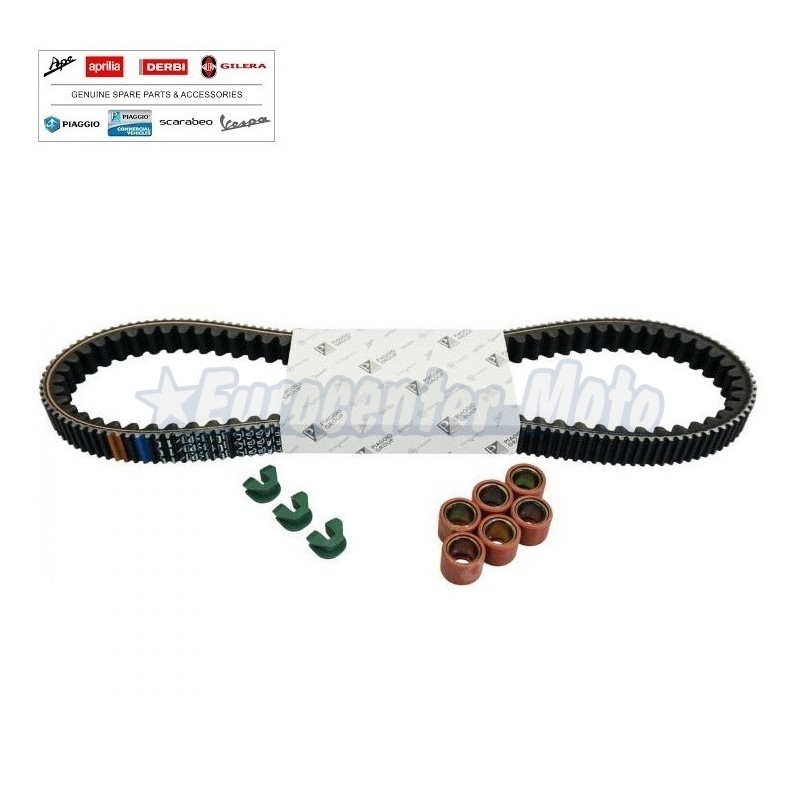 Kit correa, rodillos y guías variador Original motores Piaggio 250/300 I.E Euro 3-4